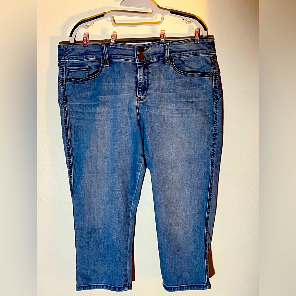 Denim Capris - image 1